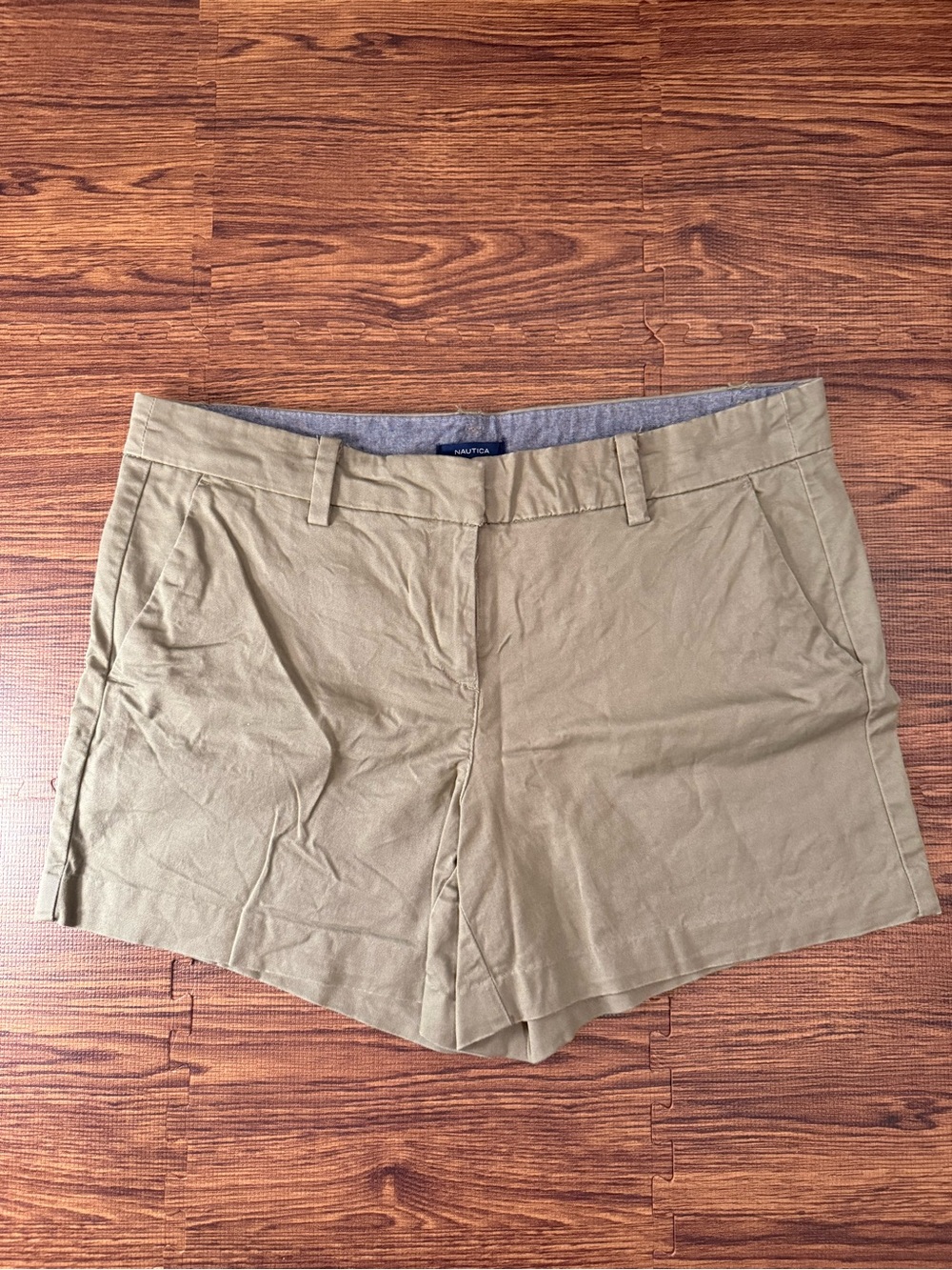Nautica Olive Green Women's Bermuda Shorts